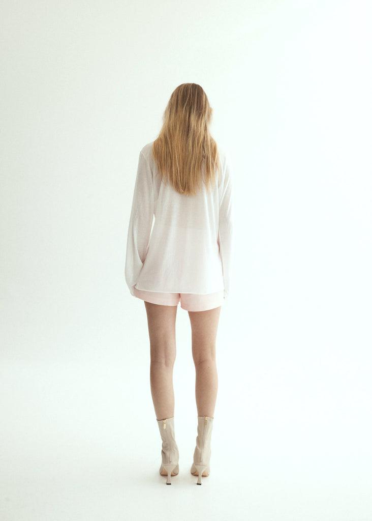 Fine Cotton Knit Turtleneck