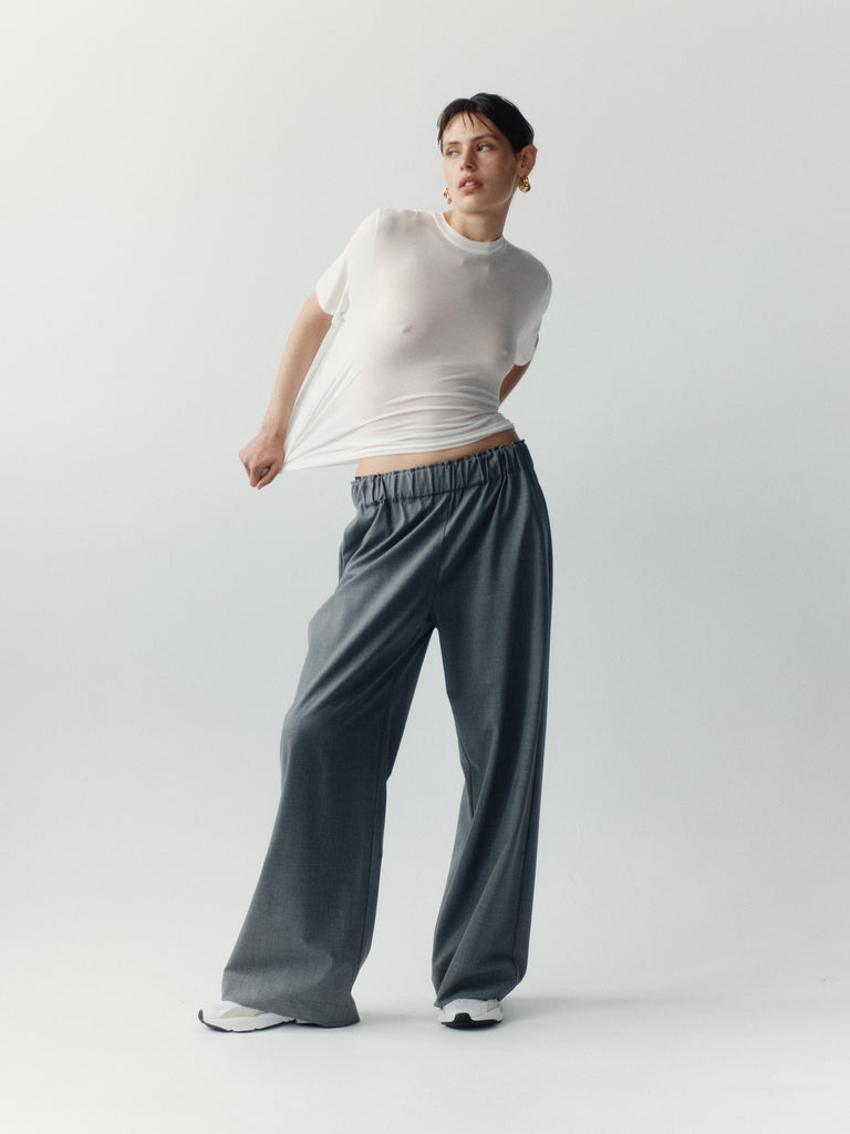 Lightweight Wool Pull-On Pants