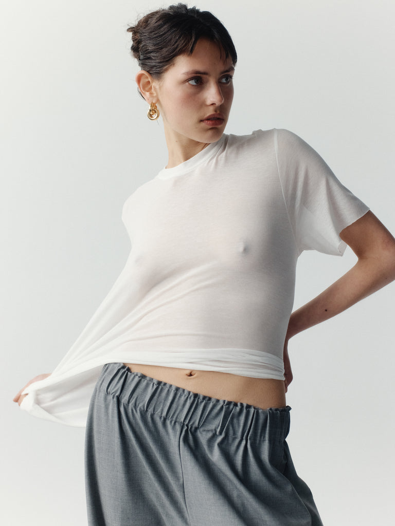 Lightweight Wool Pull-On Pants