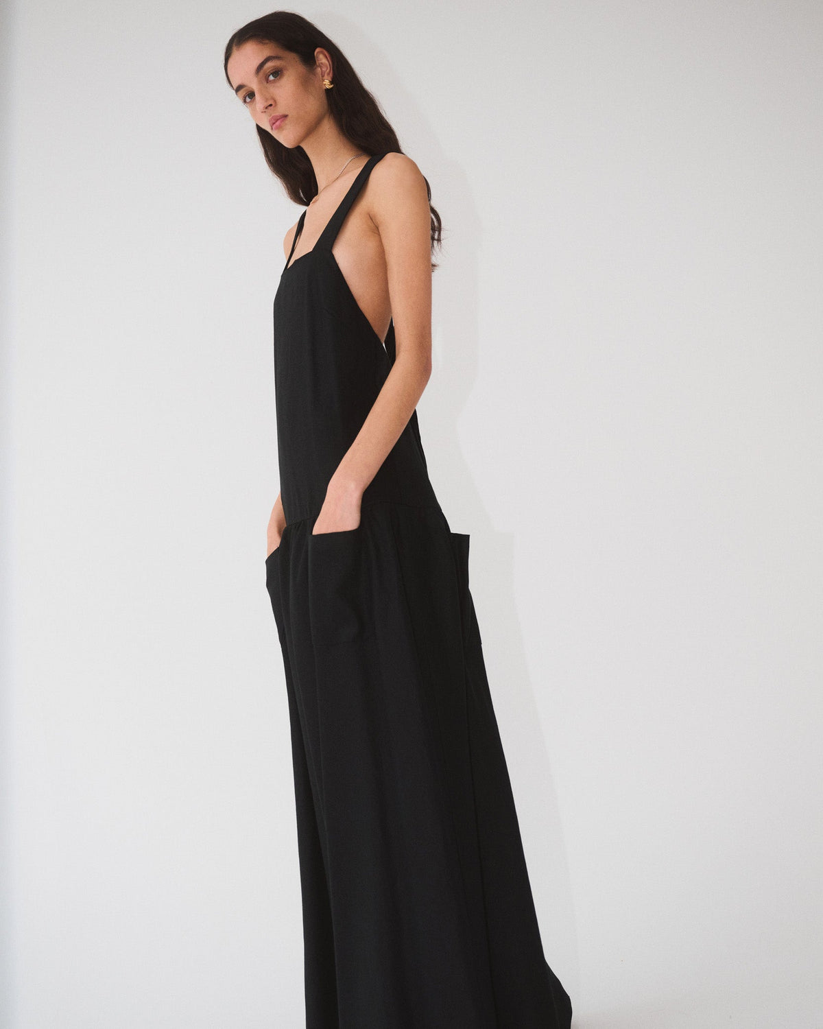 ATHENA cross back linen dress | Matin ATHENA cross back linen dress | Matin