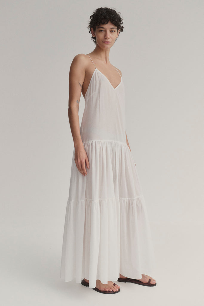 tiered cotton dress