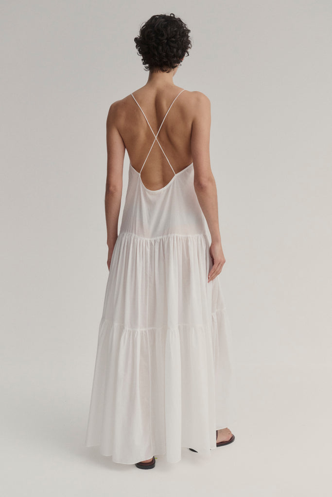 tiered cotton dress