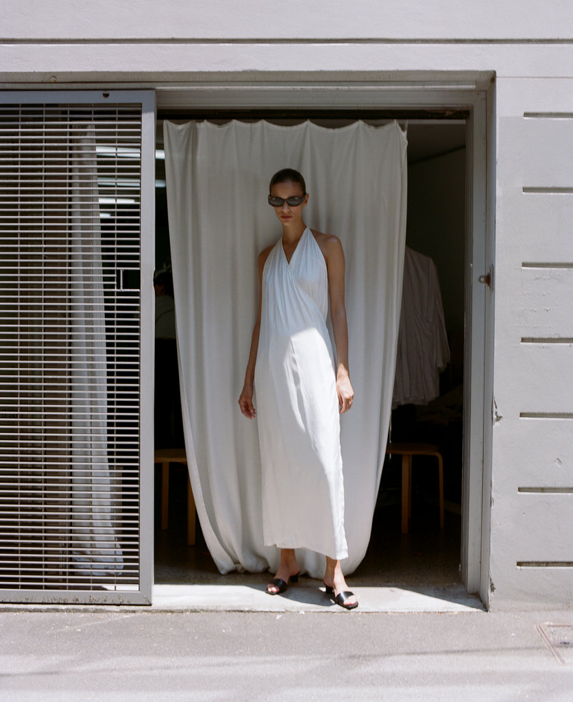 Draped Wrap Dress
