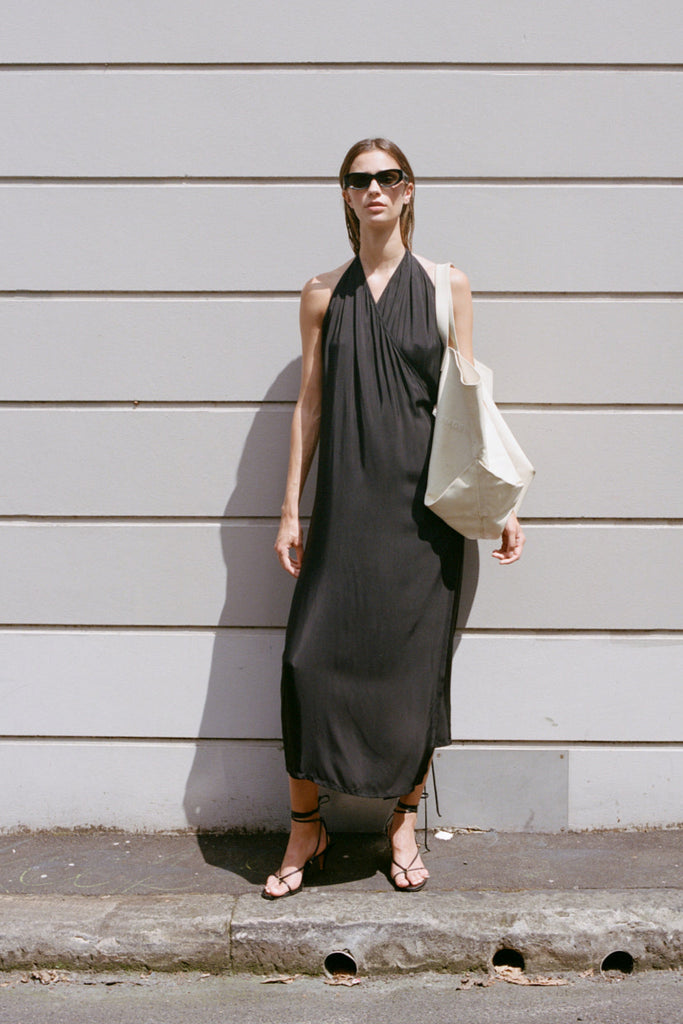 Draped Wrap Dress