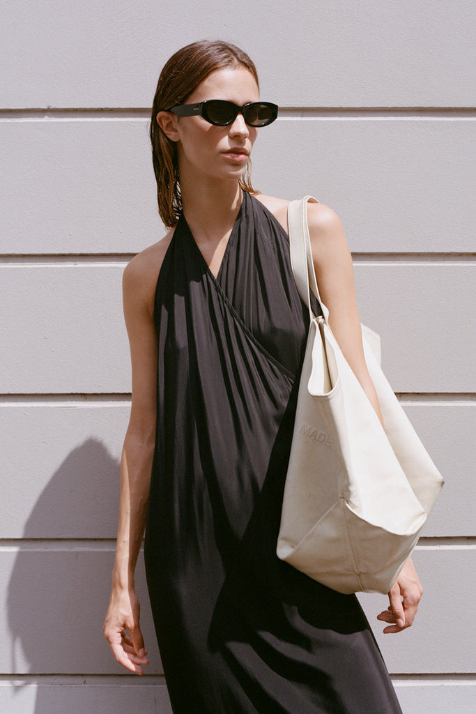 Draped Wrap Dress