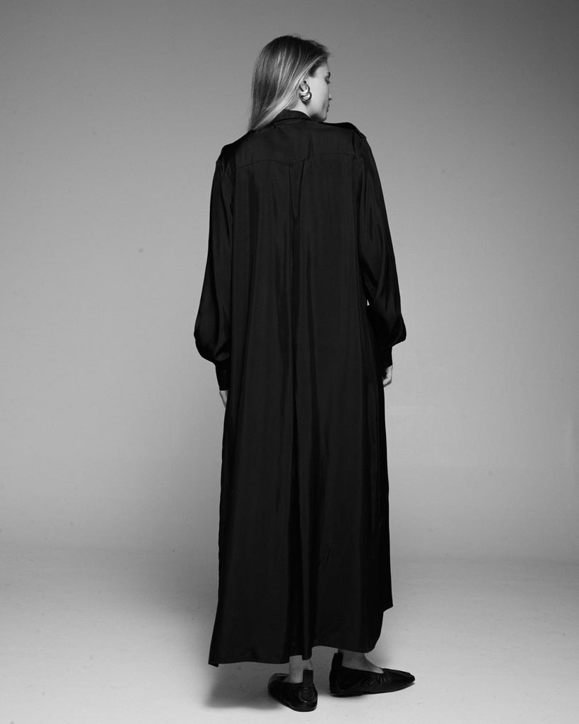 epaulette shirt dress