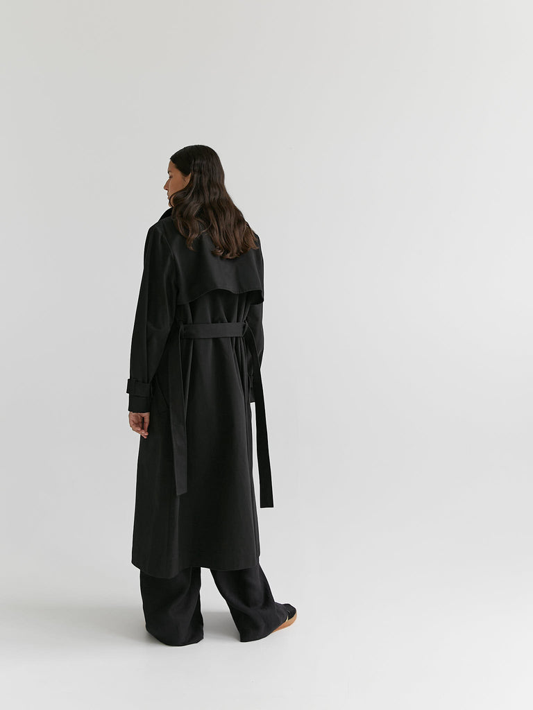 Moleskin Trench Coat