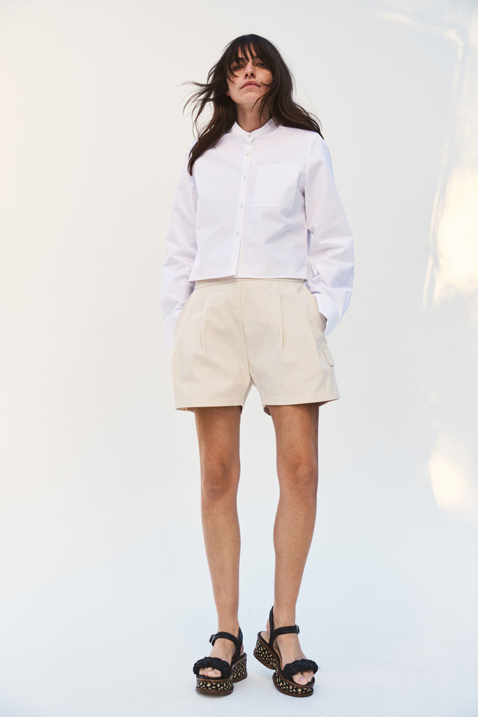 Pleat Shorts