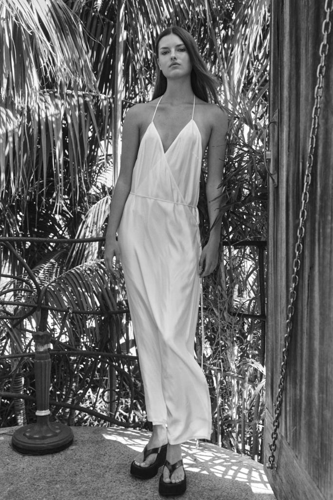 Draped Wrap Dress