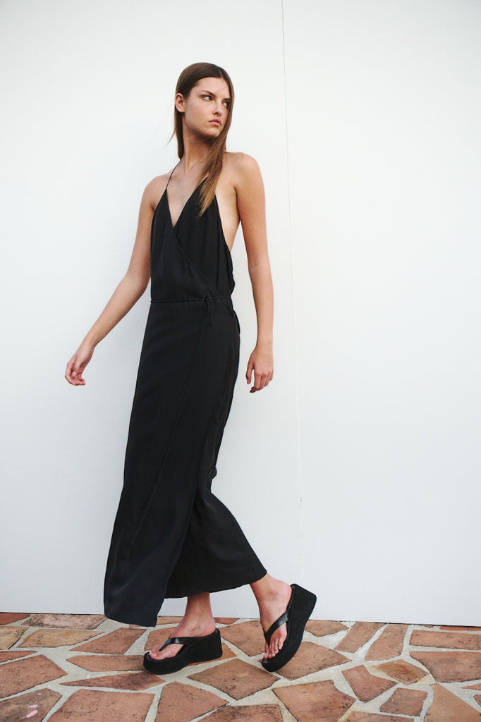 Draped Wrap Dress