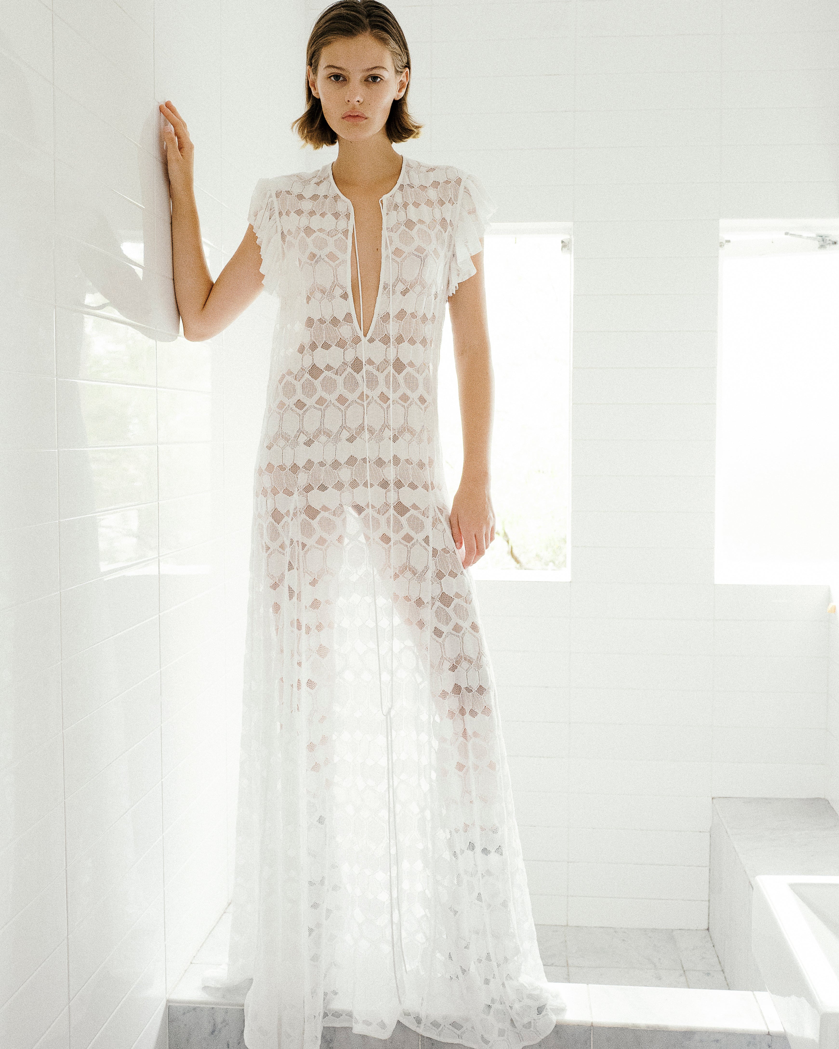 ATHENA cross back linen dress | Matin ATHENA cross back linen dress | Matin