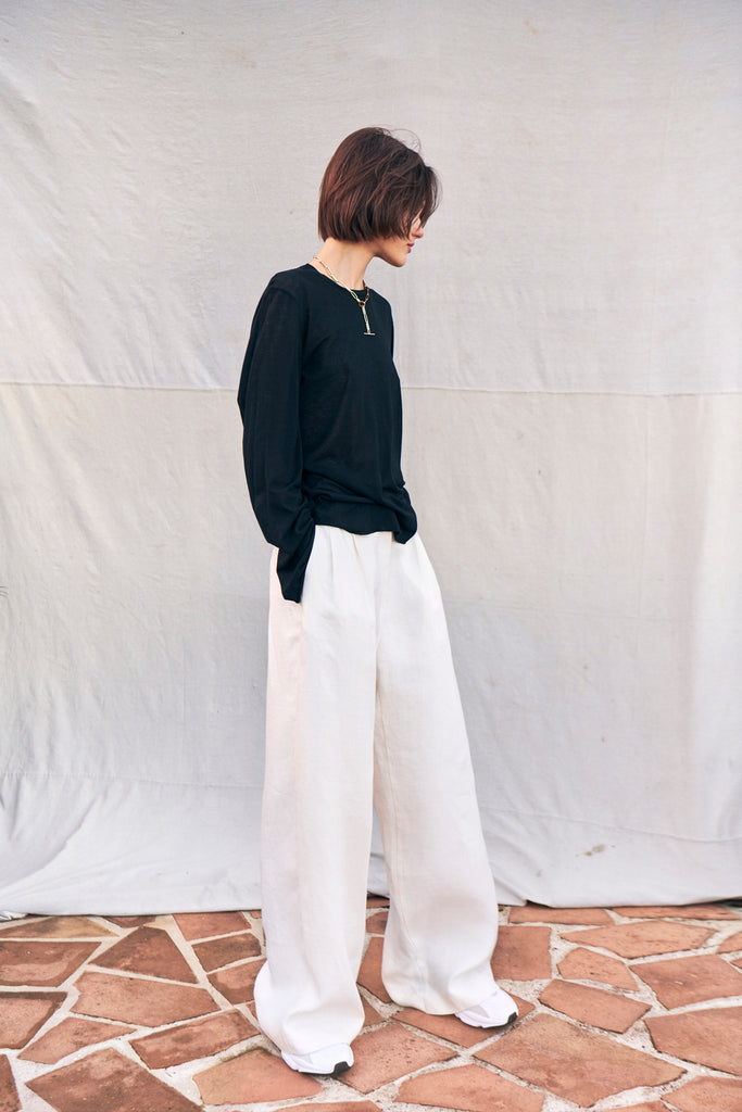Fine Knit Long Sleeve T.Shirt