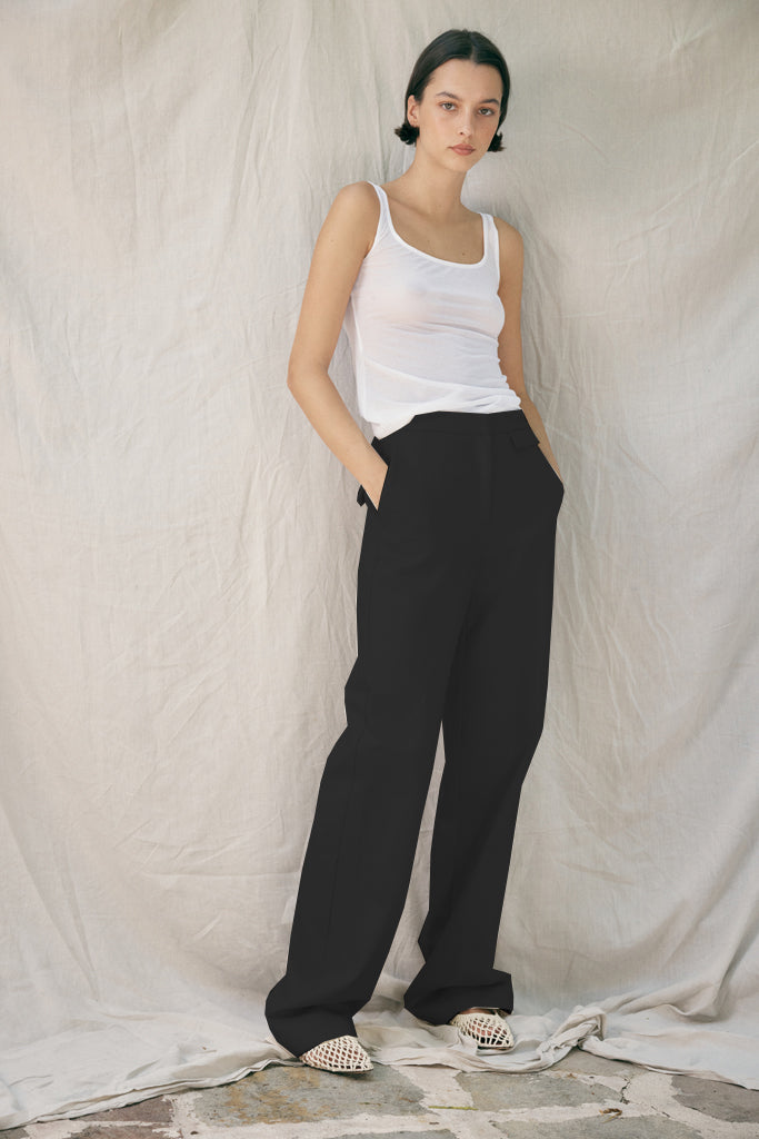 Slim Cotton Twill Pant