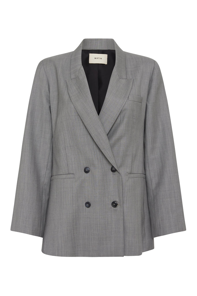 lightweight wool tailored jacket