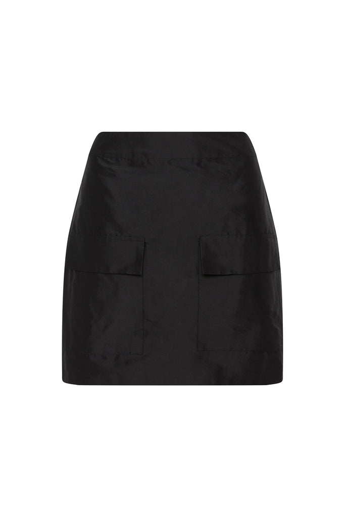 Silk Dupion Mini Skirt